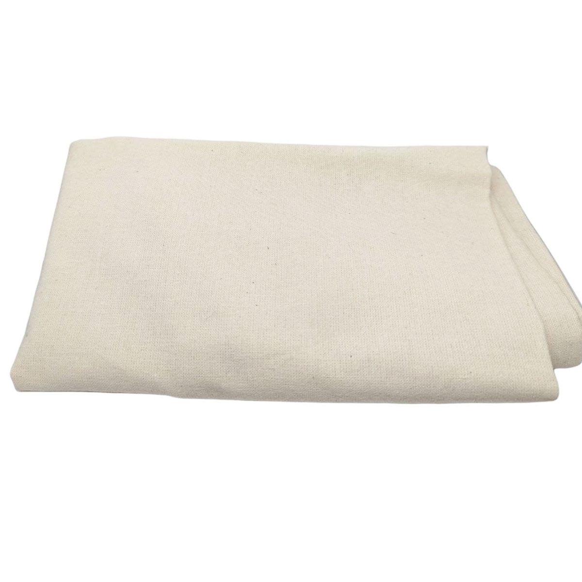 GENERICO - CORTE DE 1 METRO DE TELA CREA CRUDA 100% ALGODÓN CALIDAD