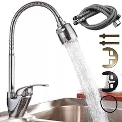 GENERICO - Llave Monomando Lavaplatos Flexible Fría Y Caliente Manguera