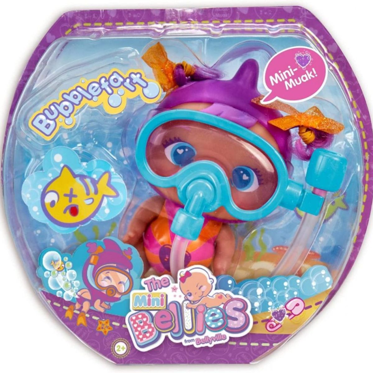 IMEXPORTA - Muñeca “The Mini Bellies” Mini Muak Bubblefart