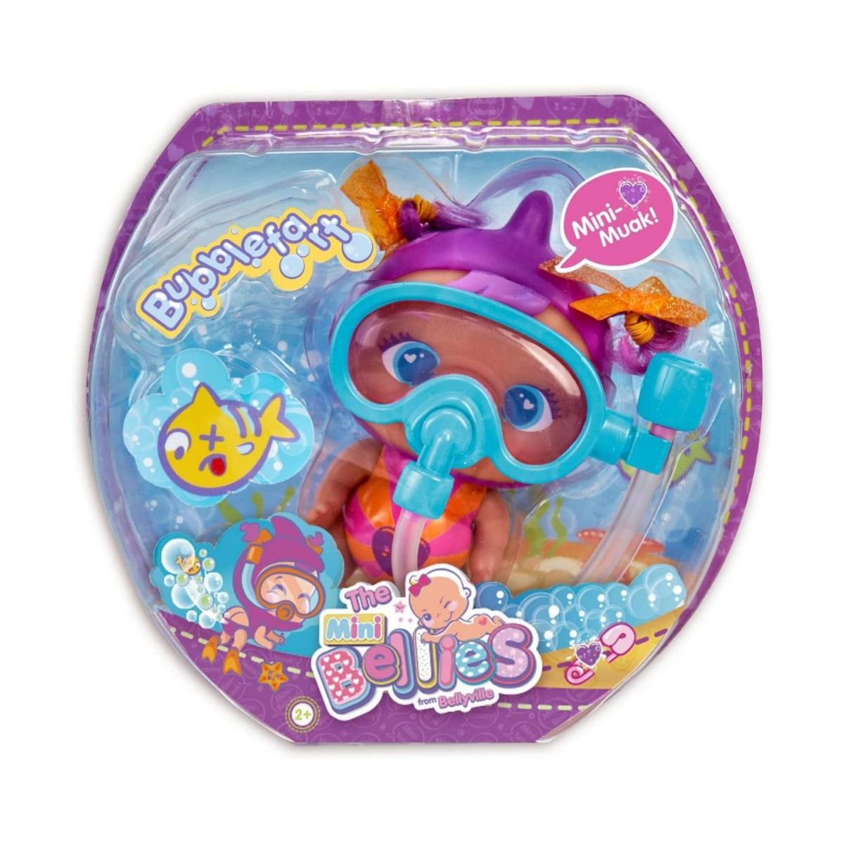 IMEXPORTA - Muñeca “The Mini Bellies” Mini Muak Bubblefart