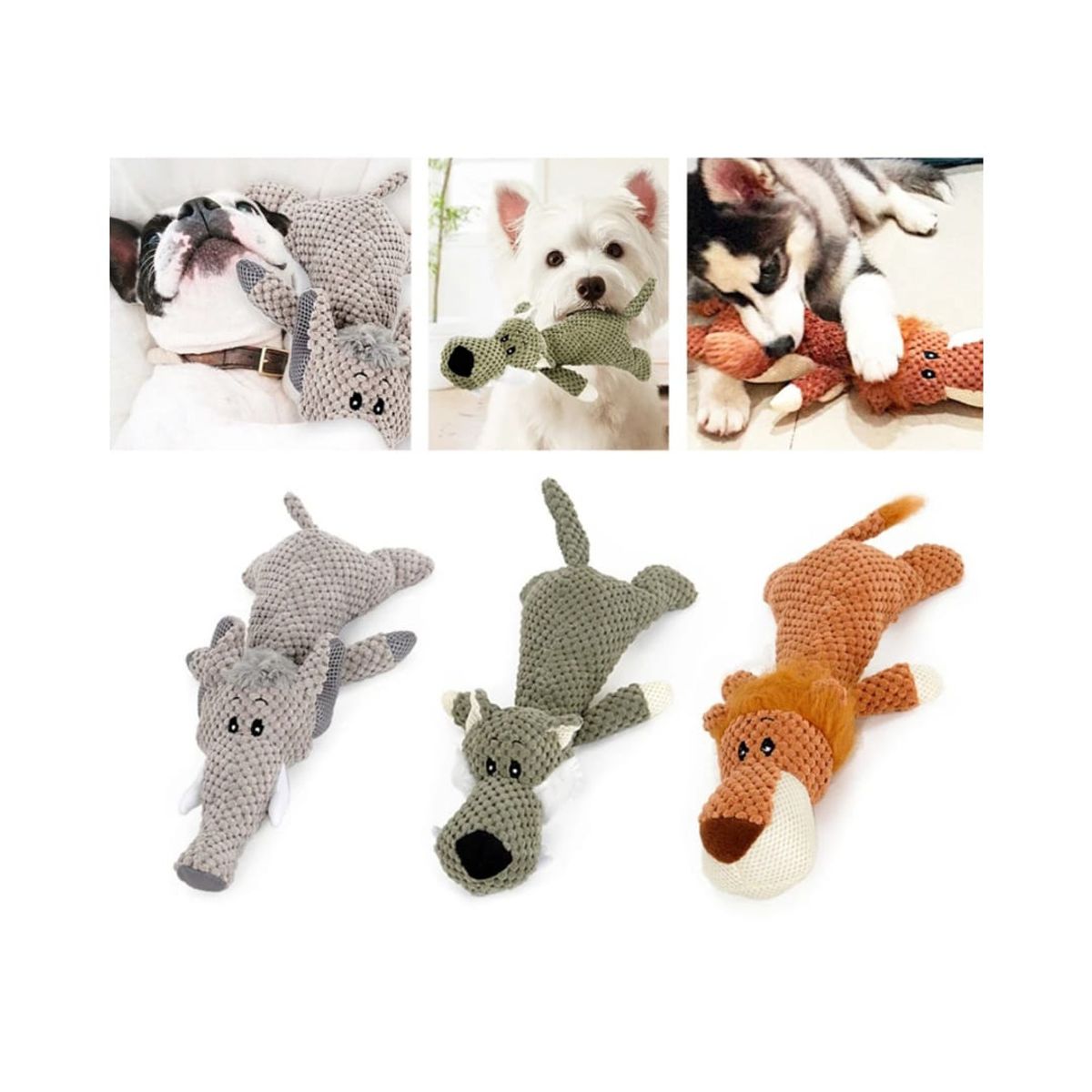 GENERICO - Juguete Para Perros Peluches De Mordedura Con Sonido