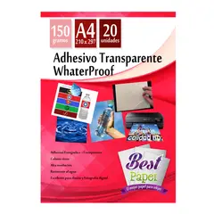 GENERICO - Papel fotográfico adhesivo transparente