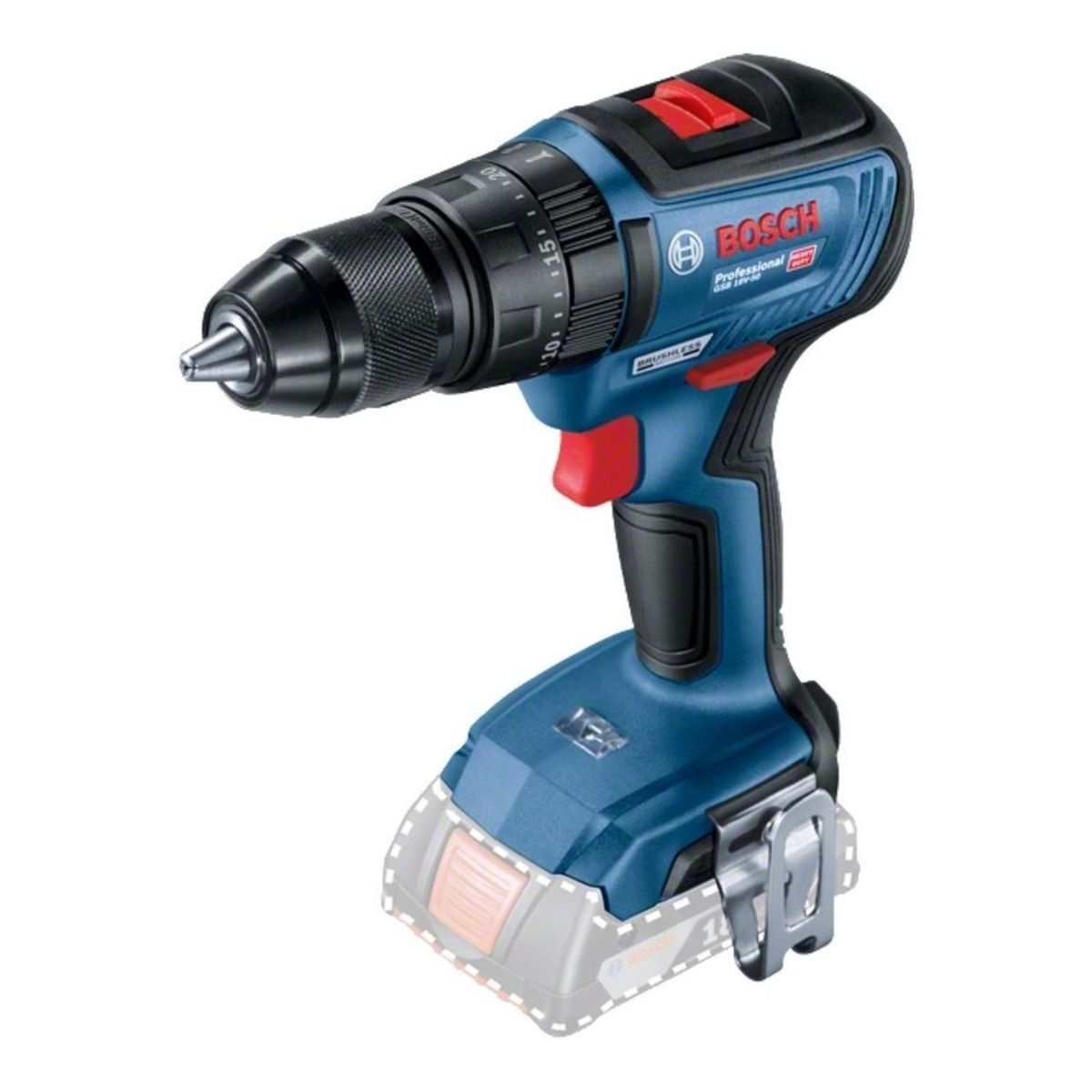 BOSCH - Taladro Percutor Inalámbrico Bosch Gsb 18v-50 - Sin Baterías