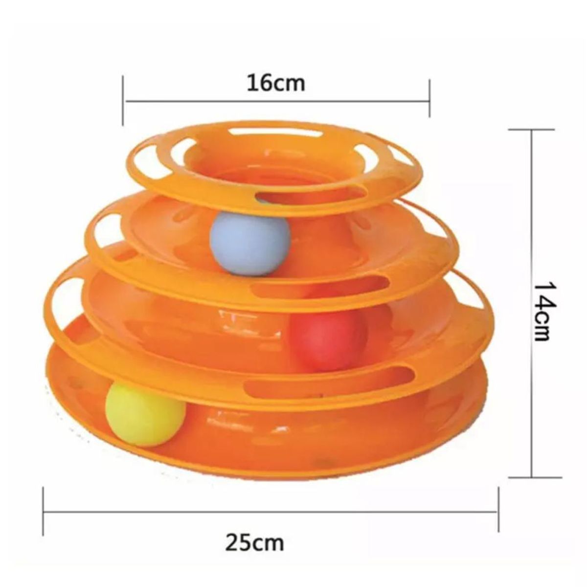 GENERICO - Juguete Para Gatos Torre Con Pelotas Interactivo