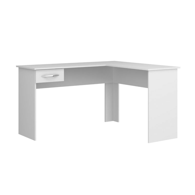 HOGA - Escritorio Slim Esquinero Blanco