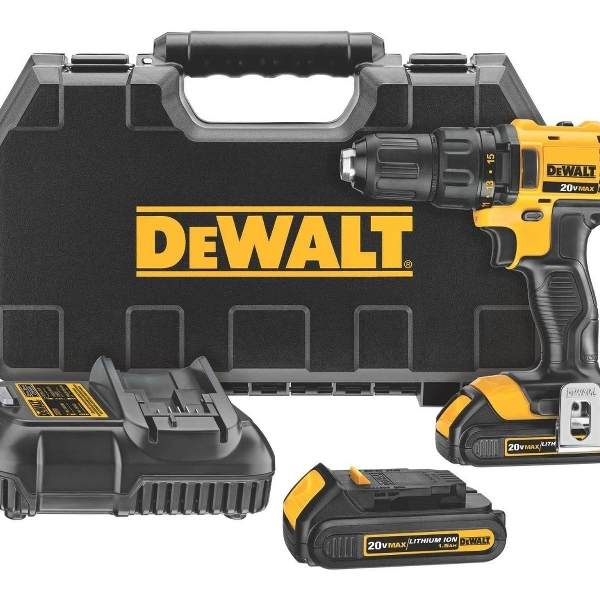 DEWALT - Taladro Atornillador 20v + 2 Baterías Dewalt Dcd780c2