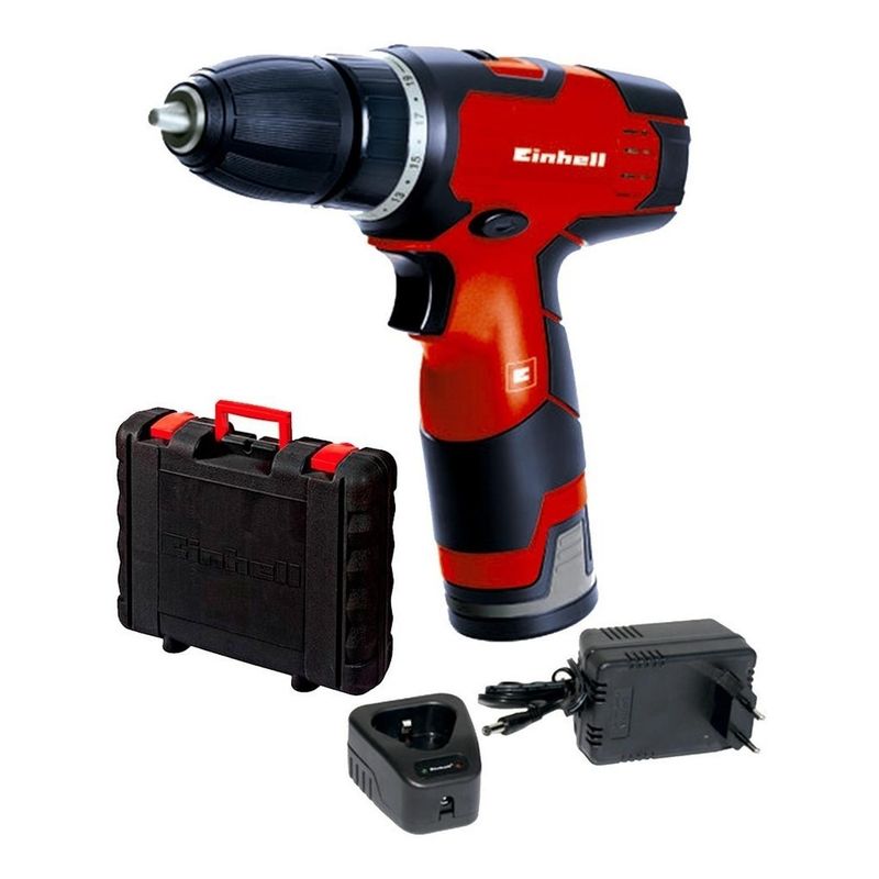 EINHELL - Taladro Inalambrico Einhell Th-cd 12-2 Li - Incluye Maleta
