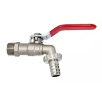 Llave Grifo Paso Bola Jardin Exteriores Metalica DE MEDIA