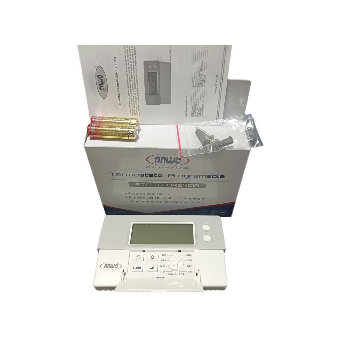 ANWO - Termostato Programable ATP Florencia Anwo