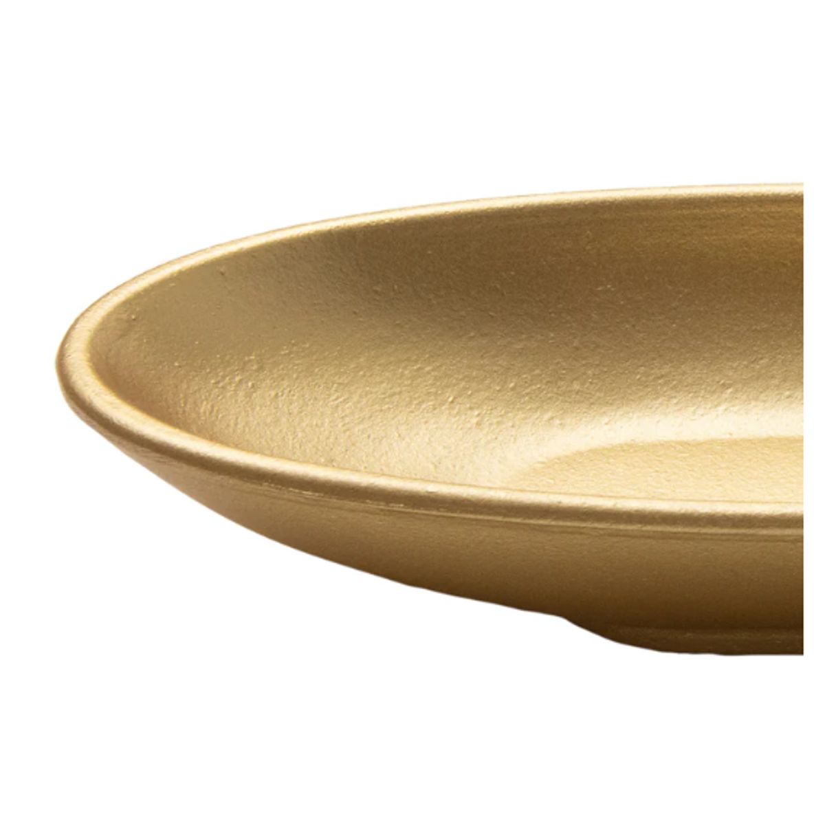 VGO - Bandeja Decorativa recepción madera dorada para servir