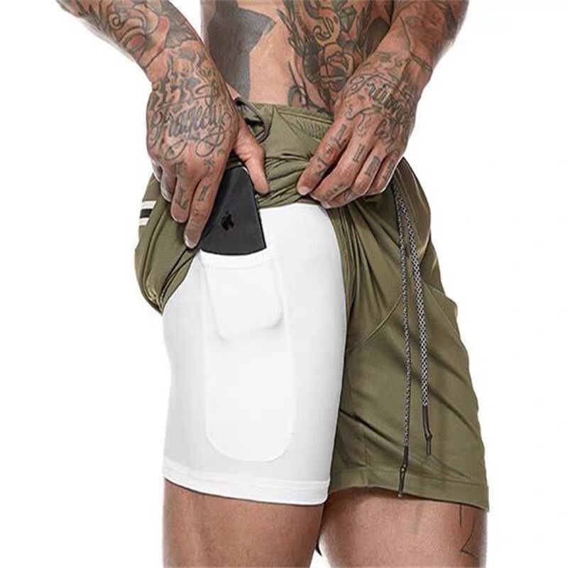 GENERICO - Short Deportivo Hombre Pantalones Cortos Secado Rápido Sport
