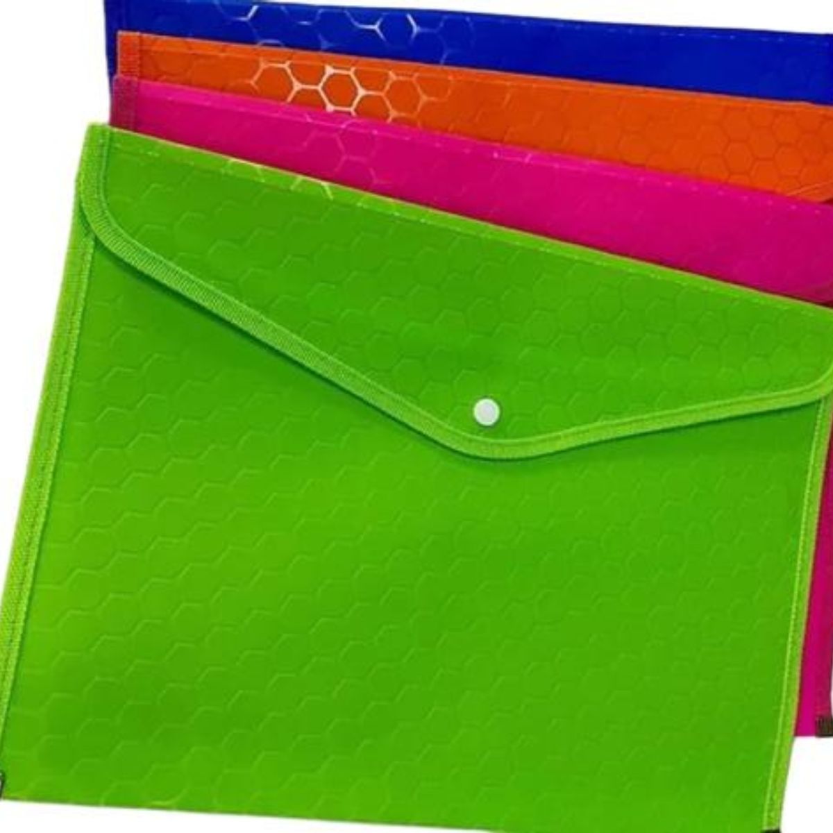 OEM - CARPETAS DE PLASTICO TAMAÑO OFICIO CON BROCHE