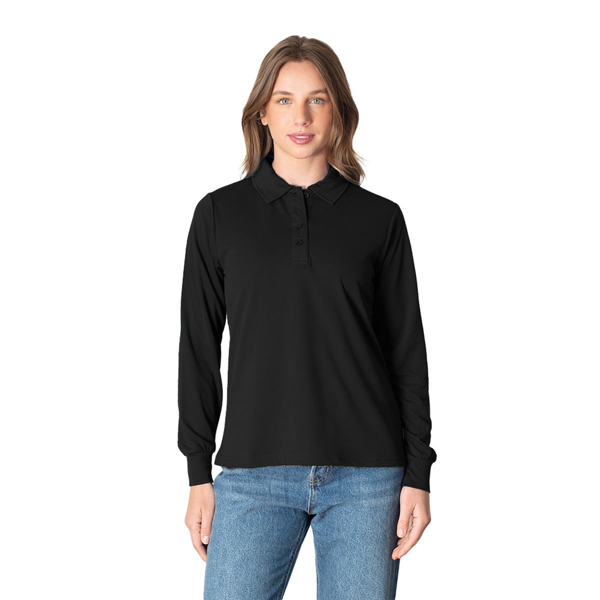 INDUSBORD - Polera Mujer Manga Larga Dryfit Quickdry Indusbord