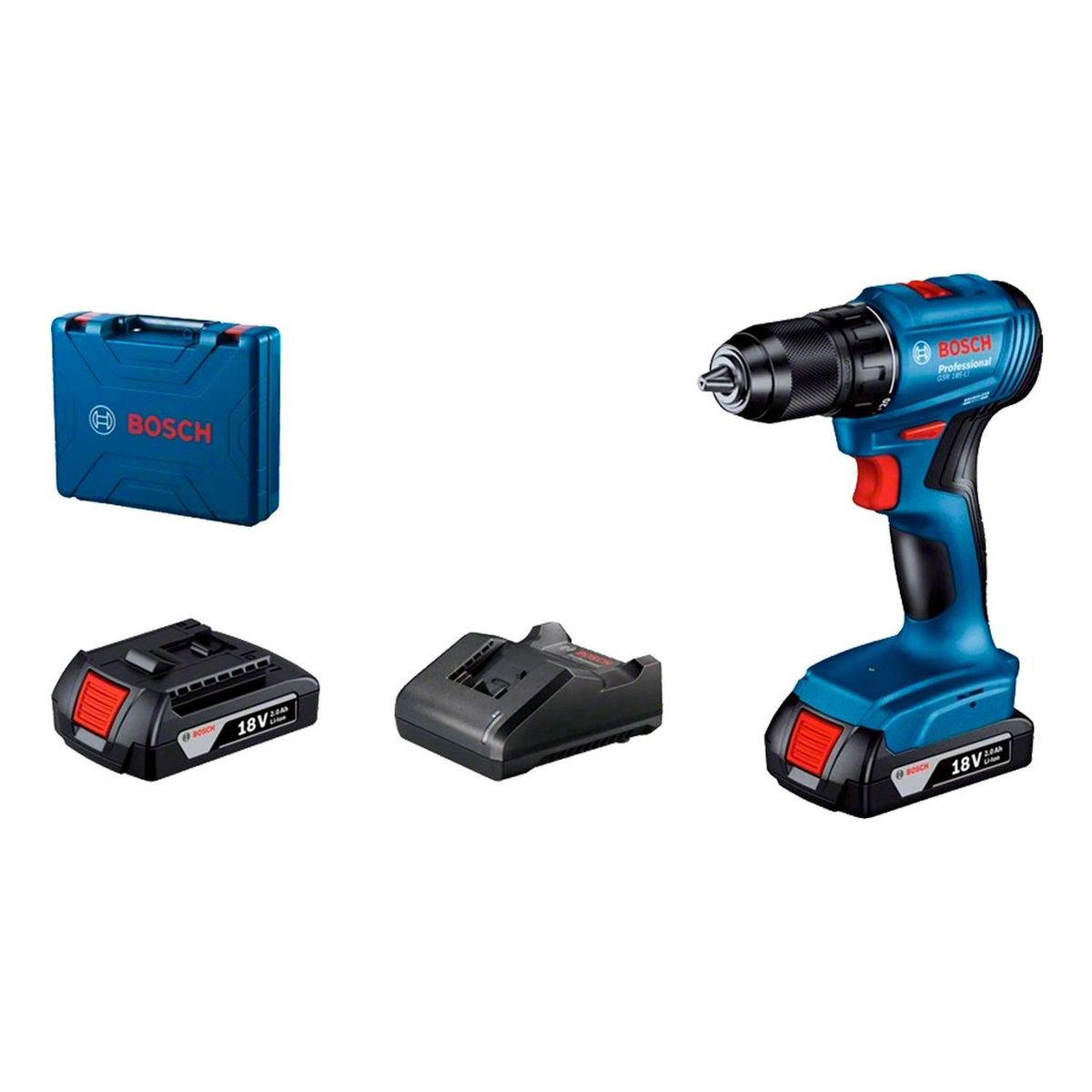 BOSCH - Taladro Atornillador Bosch 18v Gsr 185-li  2b