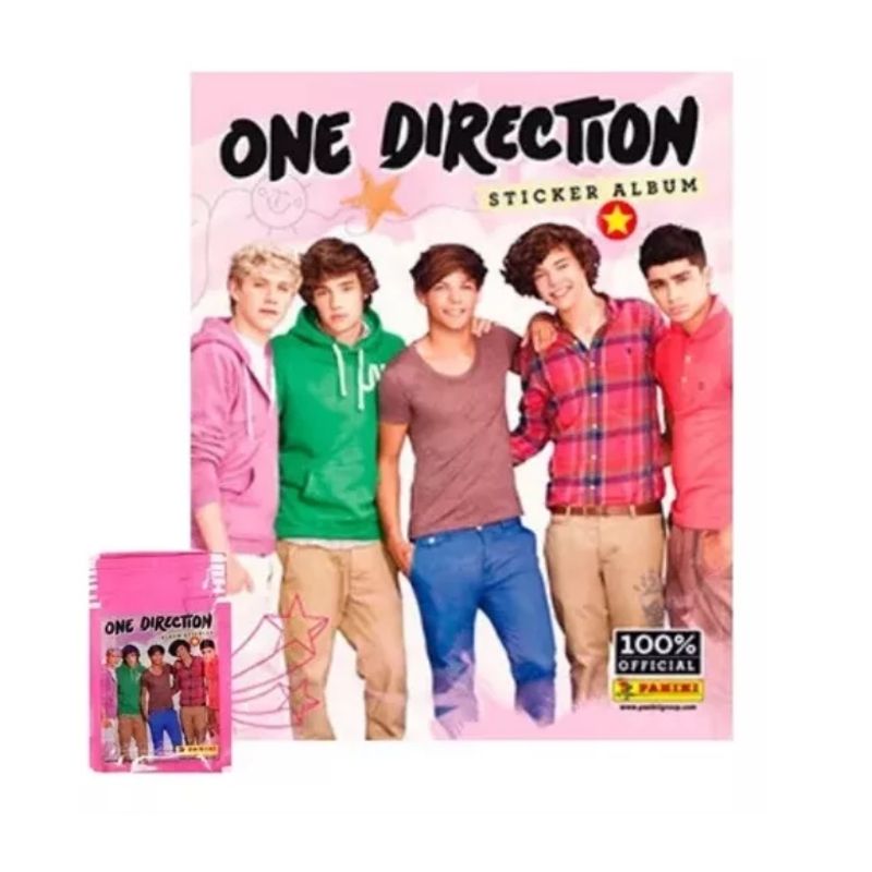 PANINI CHILE - ÁLBUM TAPA BLANDA ONE DIRECTION + 50 SOBRES