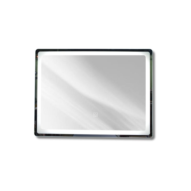 NECTAR - Espejo rectangular con luz led blanca 80×60 cm