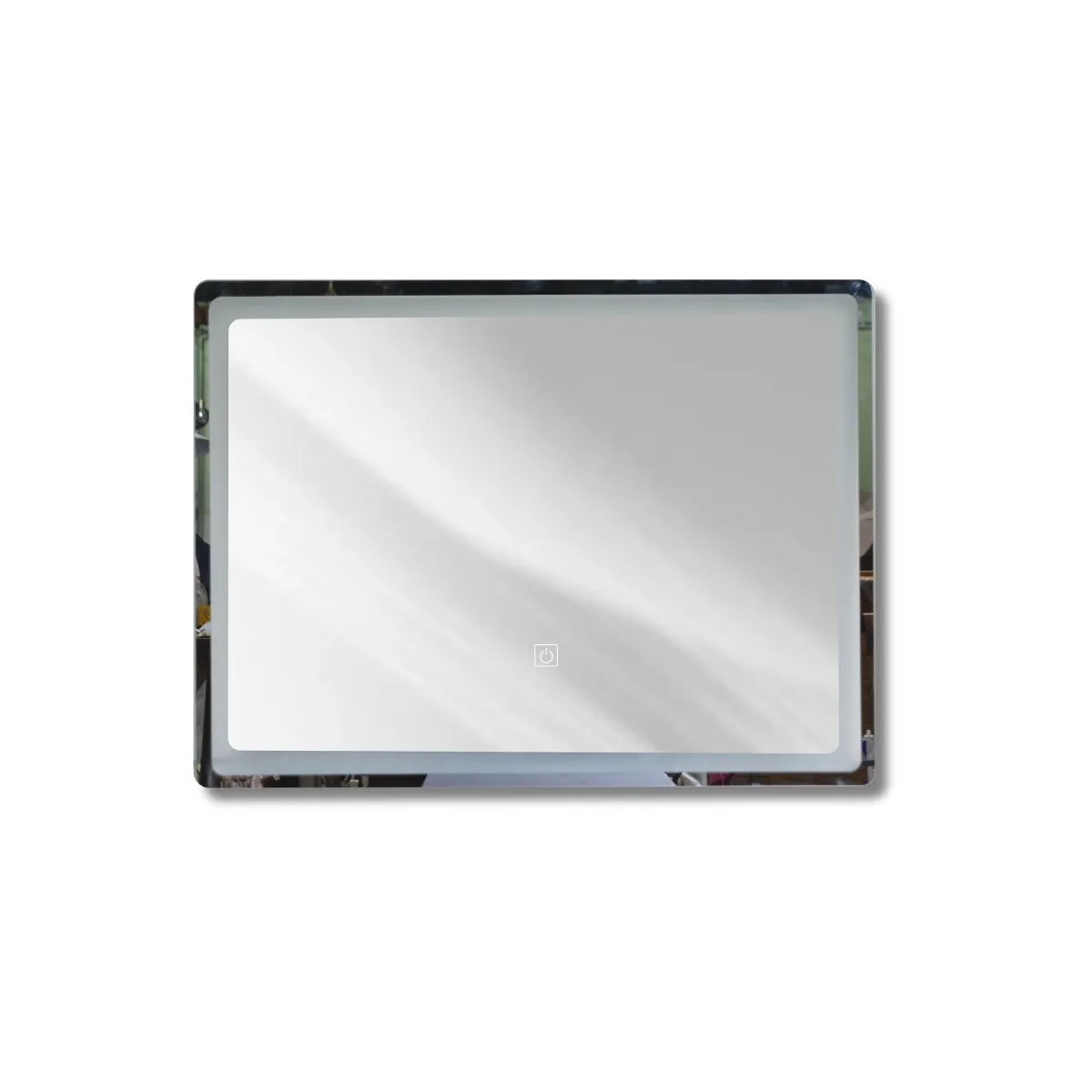 NECTAR - Espejo Rectangular LED Blanca con Sensor Táctil Moderno y Elegante 80x60 cm