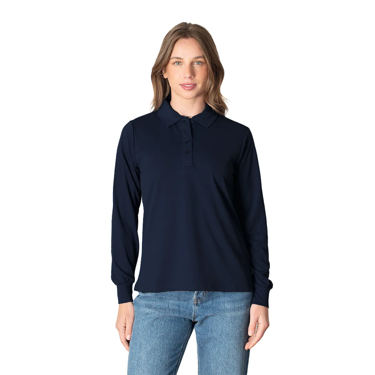 INDUSBORD - Polera Mujer Manga Larga Dryfit Quickdry Indusbord