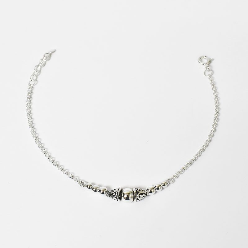 ROSETT - Pulsera con esfera central y diseño a los lados