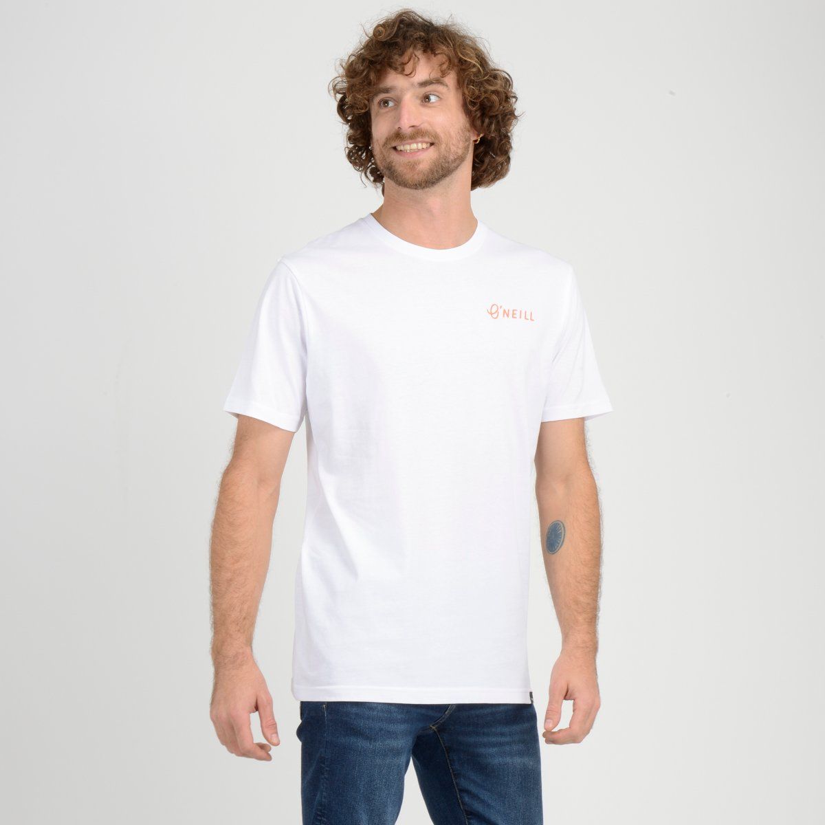 O'NEILL - POLERA MANGA CORTA COAST  BLANCO