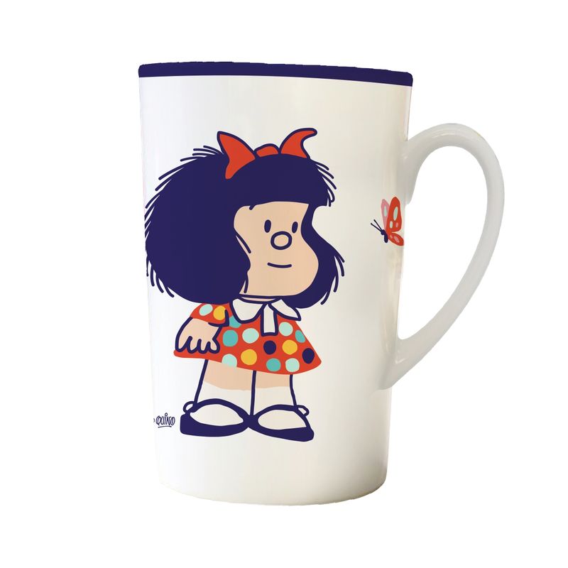 GENERICO - Tazón de Loza Recto 400 ml – Mafalda y la Mariposa
