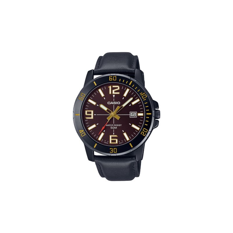 CASIO - Reloj Hombre Análogo Casio MTP-VD01BL-5BV