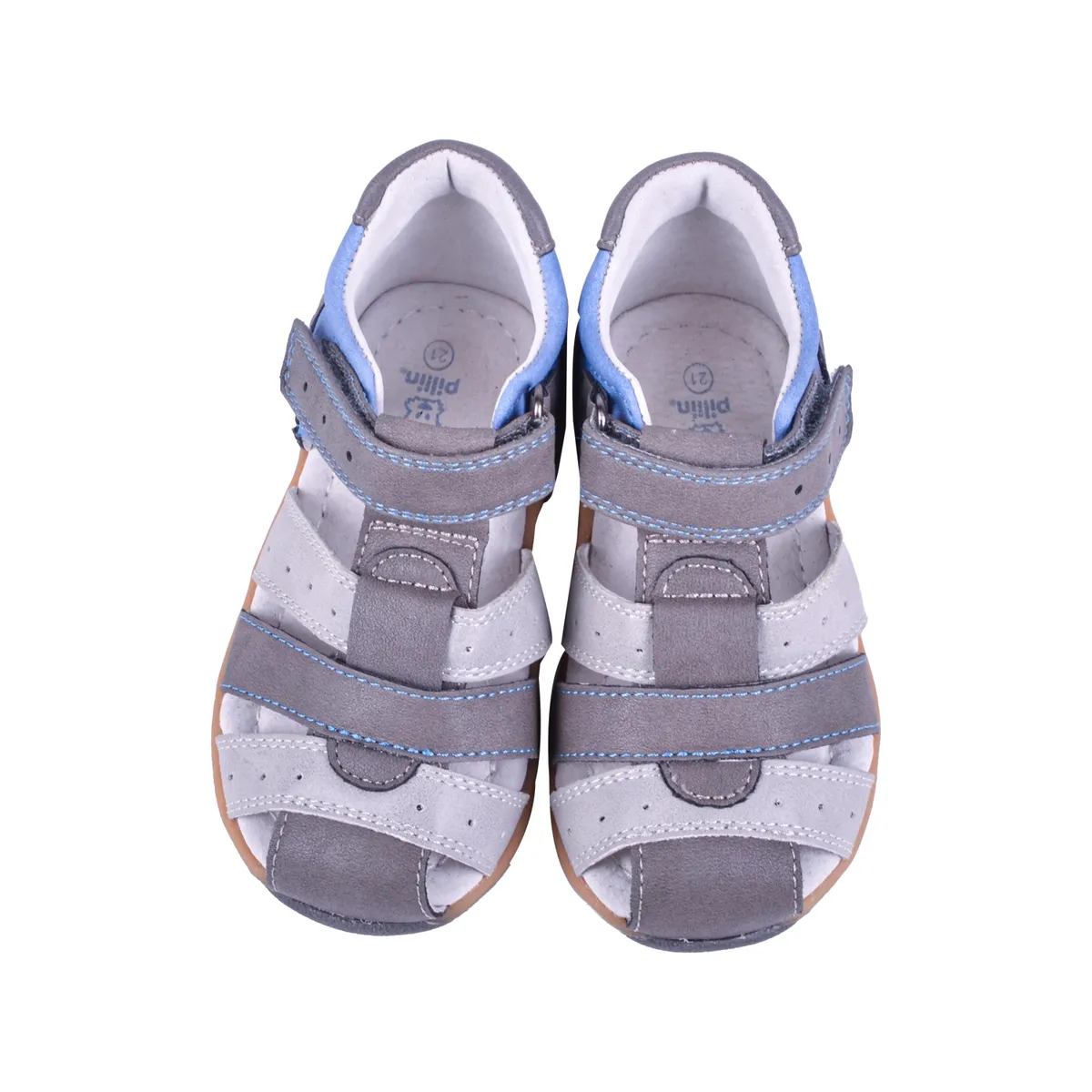 PILLIN - Sandalias Niño Gris Pillin PILLIN