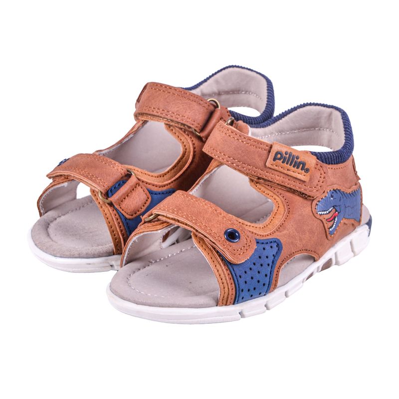 PILLIN - Sandalias Bebe Niño Café Pillin PILLIN