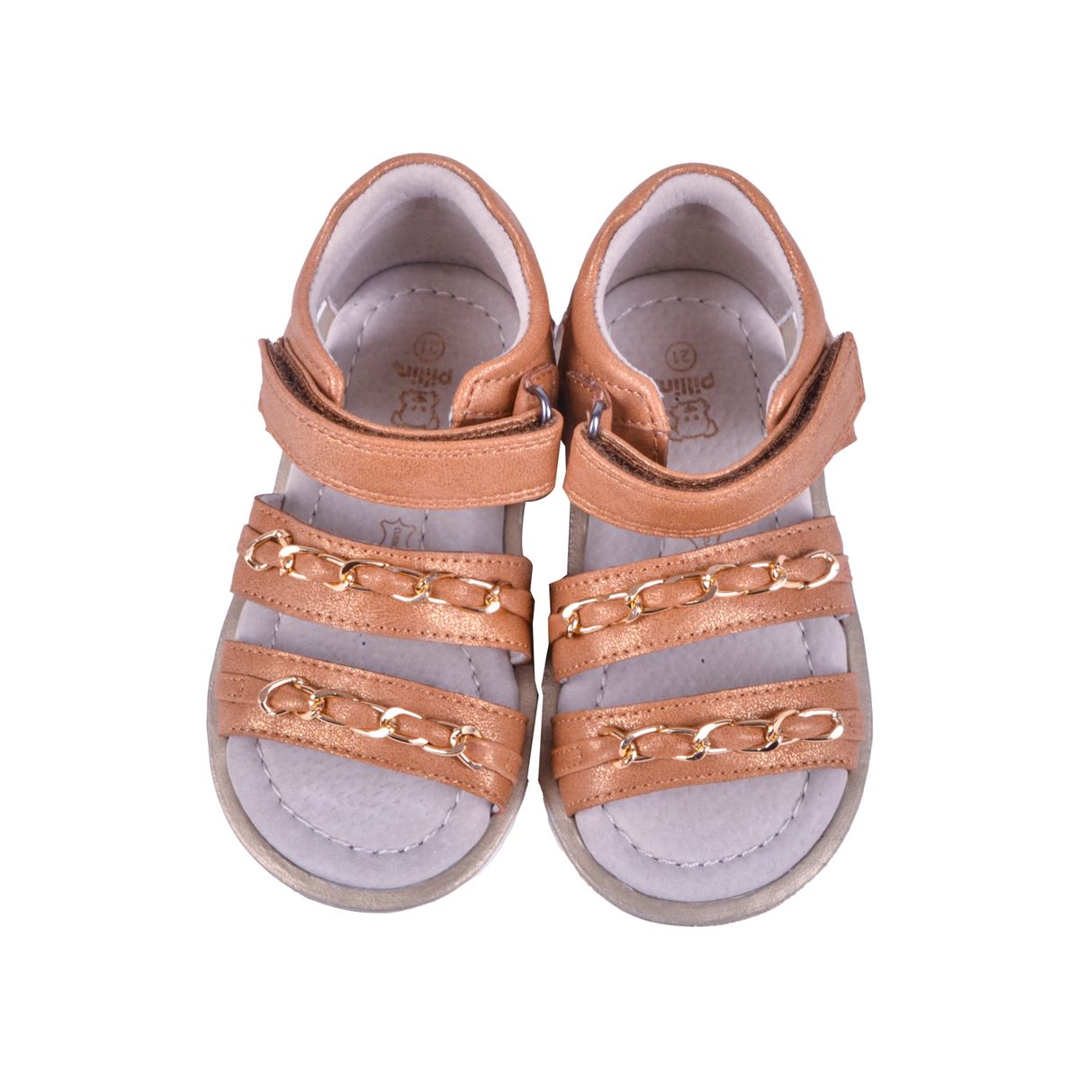 PILLIN - Sandalias Bebe Niña Café Pillin PILLIN