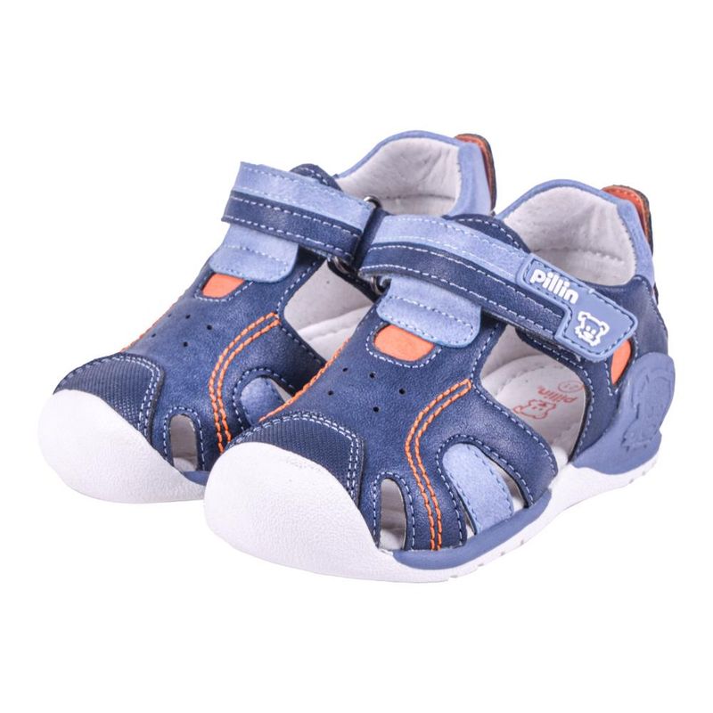 PILLIN - Sandalias Bebe Niño Azul marino Pillin PILLIN