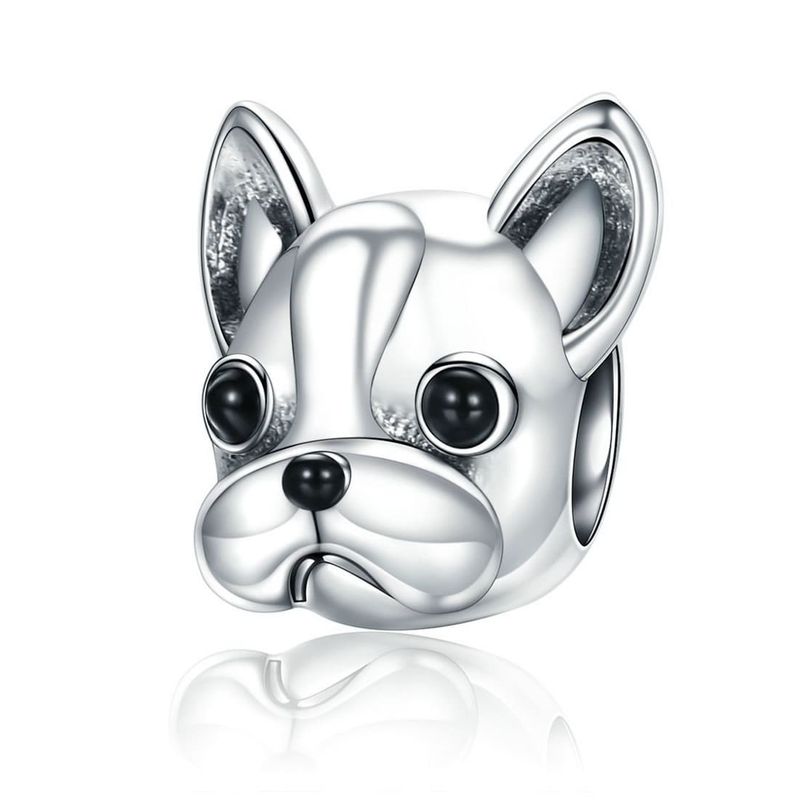 TODOJOYAS - Charm Dije Plata 925 Perro Bulldog