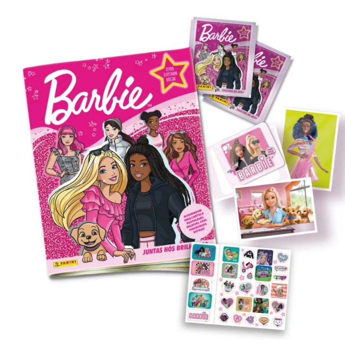 PANINI - Pack Barbie Juntas Brillamos (Álbum + 40 Sobres)
