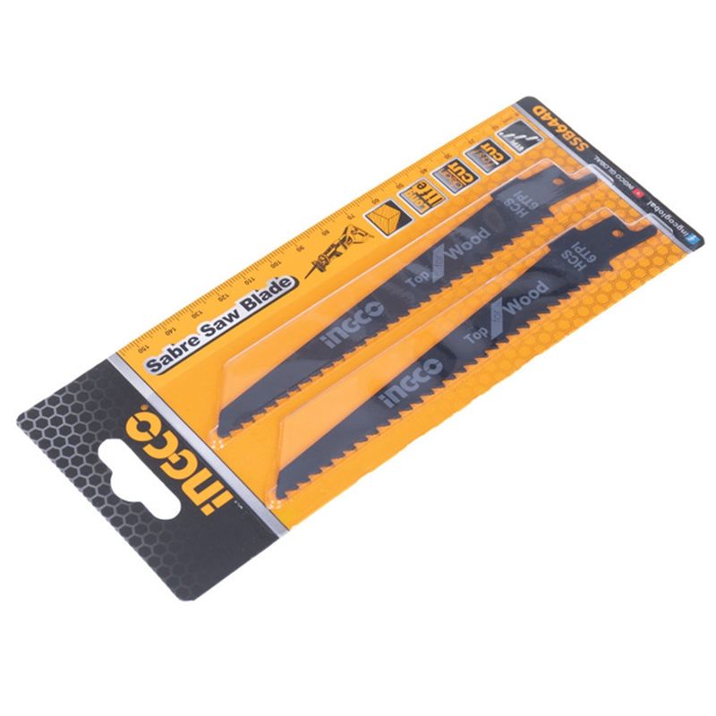 INGCO - Set Repuesto Hoja Para Sierra Sable Madera 2 Pcs Ingco