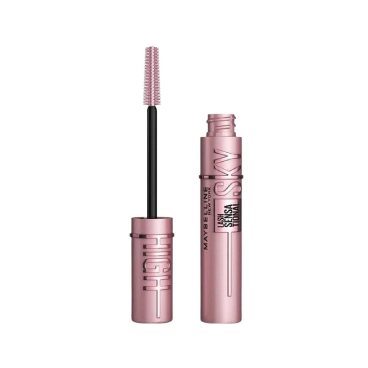 MAYBELLINE - Maybelline Máscara de pestañas Lash Sensational Sky High Muy Negra.