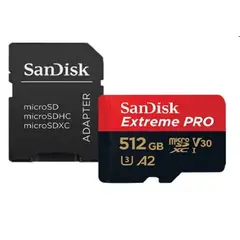 SANDISK - Tarjeta de Memoria MicroSd Extreme Pro 512gb Video 4k Dron Y Gopro