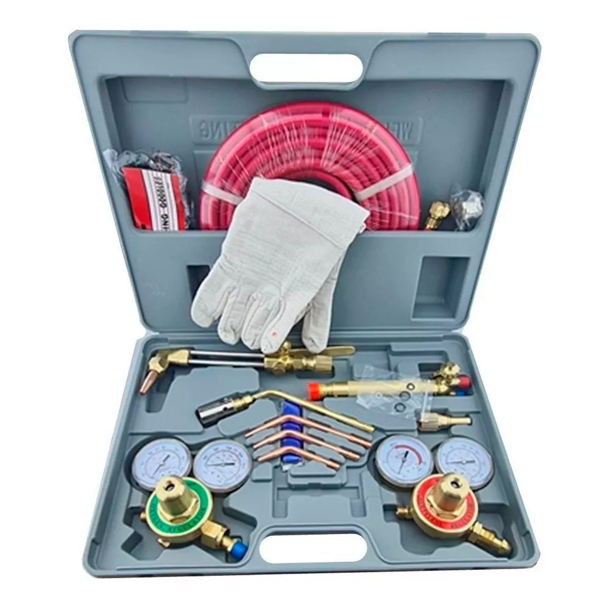 MAKAWA - Equipo De Oxicorte Completo Industrial 17 Piezas Makawa