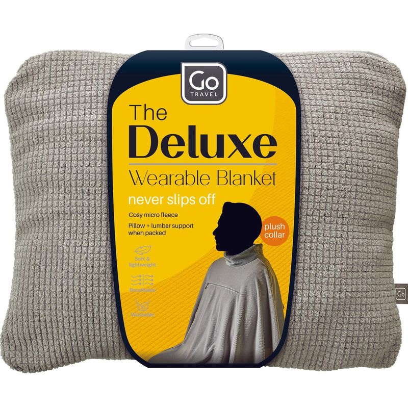 GO TRAVEL - FRAZADA DELUXE MULTIUSO