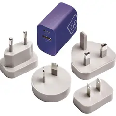 GO TRAVEL - ADAPTADOR UNIVERSAL USB-A y USB-C CARGA RAPIDA