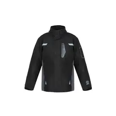 ABSOLUTE ZERO - Parka Hombre desmontable 3 en 1 negra Z-8000