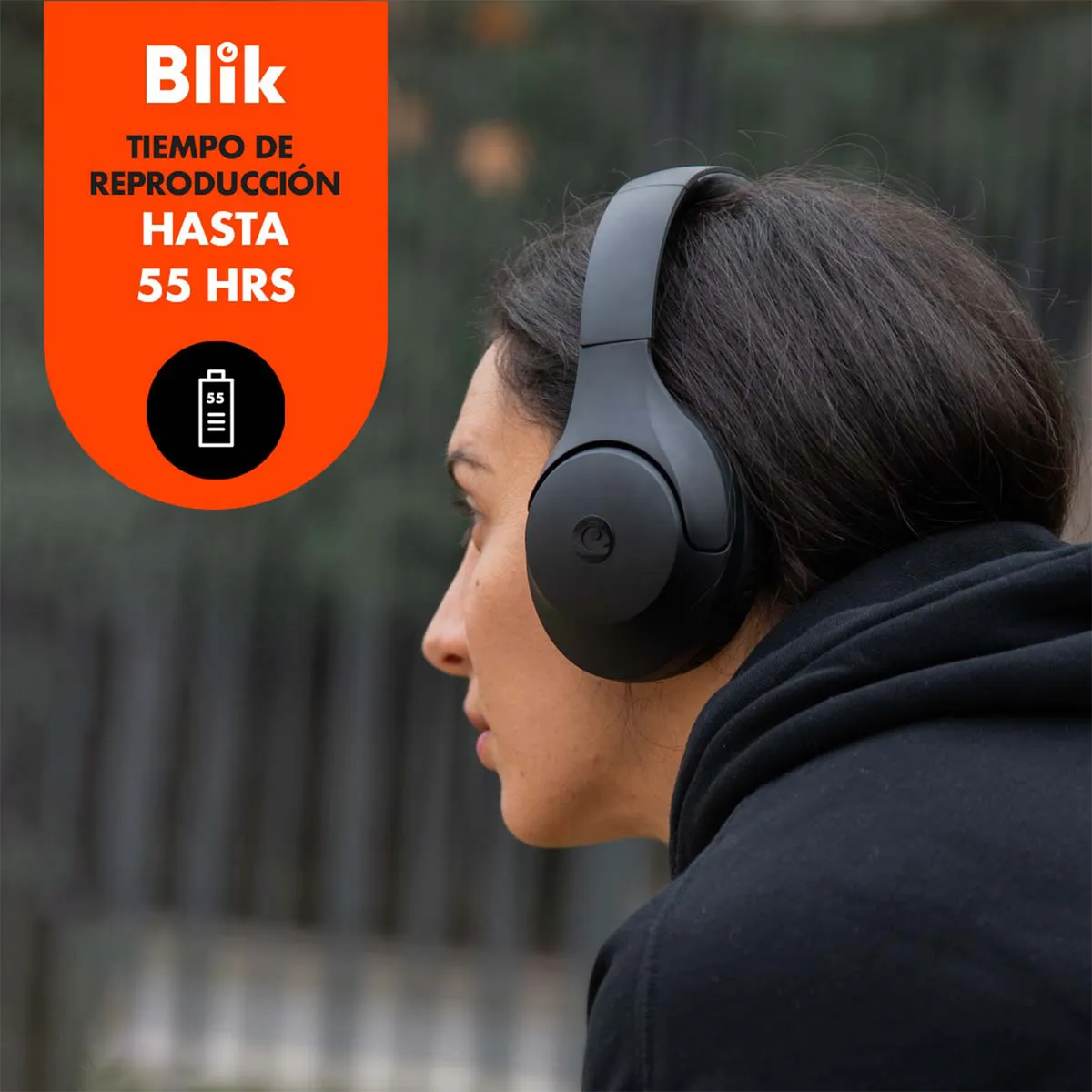 BLIK - Audífonos Bluetooth Blik Soul600 55 Hrs