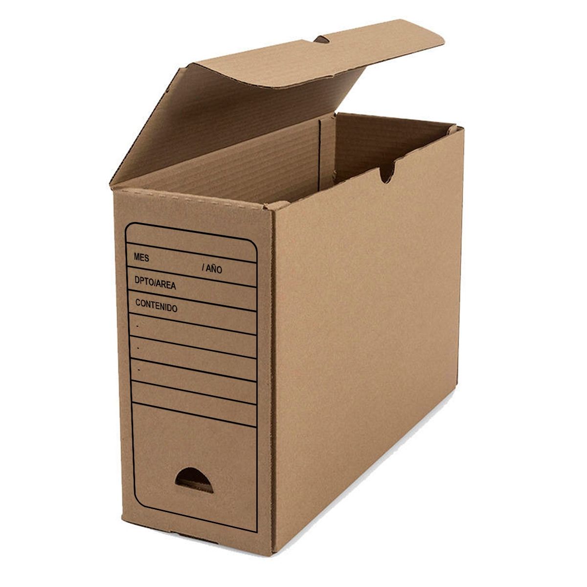 GENERICO - Caja Archivo Computación Caja de Cartón Kraft Impresa Unidad