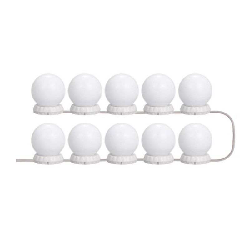 IMPORTCLICK - Set 10 Luces Led Para Espejo RGB Adhesivas
