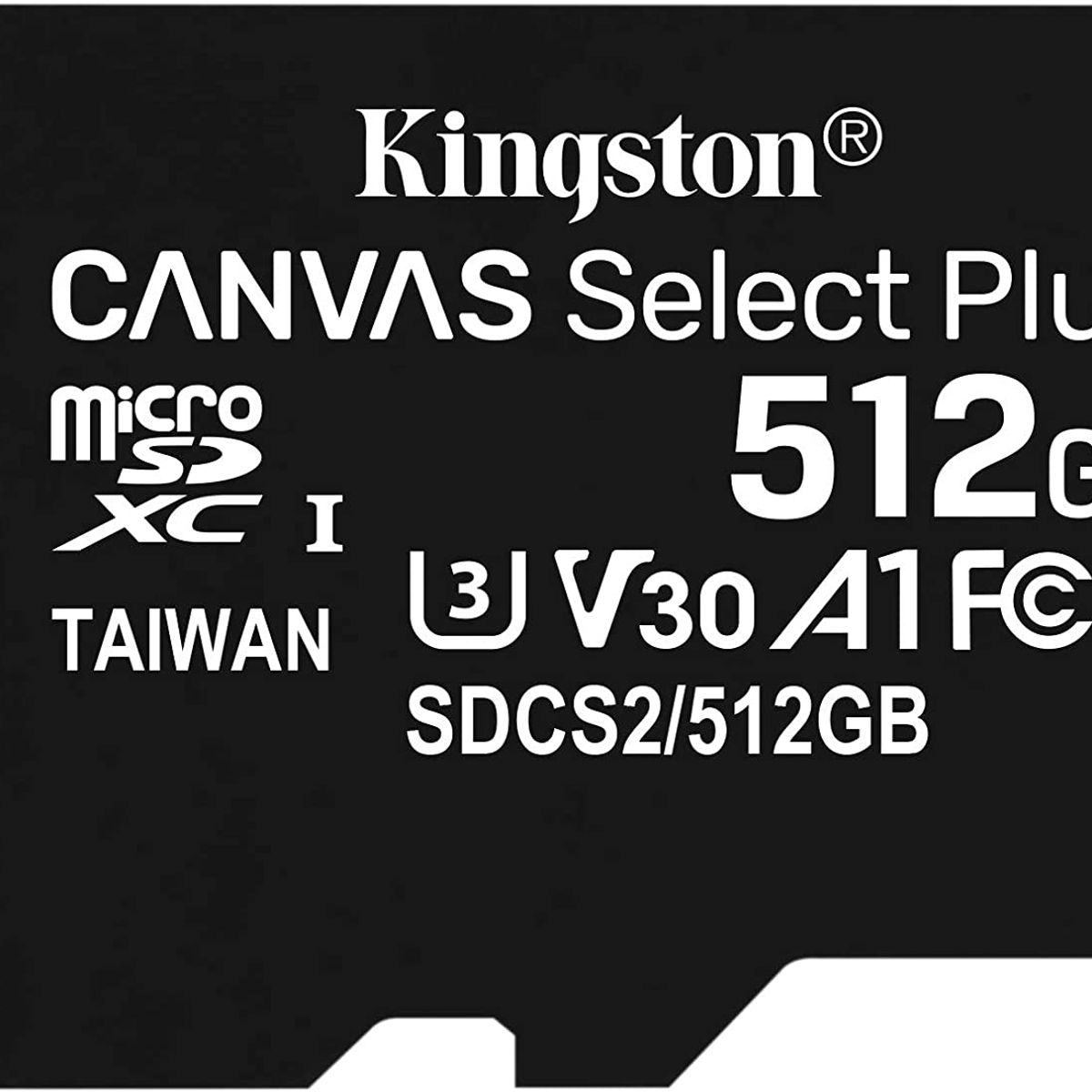 KINGSTON - Tarjeta MicroSD Kingston Canvas Select Plus 512GB Class10 KINGSTON