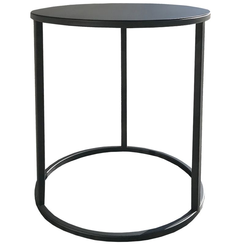 LIVING MARKET - Mesa Lateral Nes Negro Hand Made