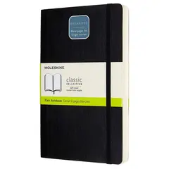 MOLESKINE - Classic expanded - T. Blanda - Large - Negro - Lisa