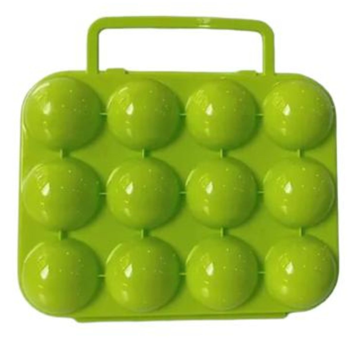OEM - CONTENEDOR DE HUEVOS PORTATIL 12 UNIDADES VERDE