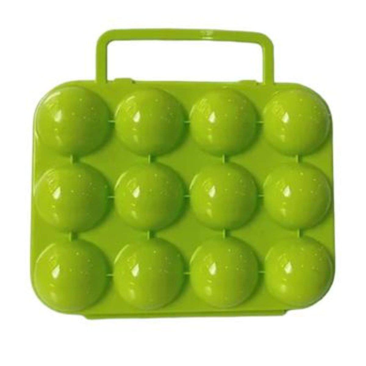 OEM - CONTENEDOR DE HUEVOS PORTATIL 12 UNIDADES VERDE