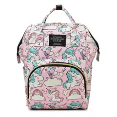 OEM - BOLSO MOCHILA MATERNAL PAÑALERA DE BEBE IMPERMEABLE CONEJOS