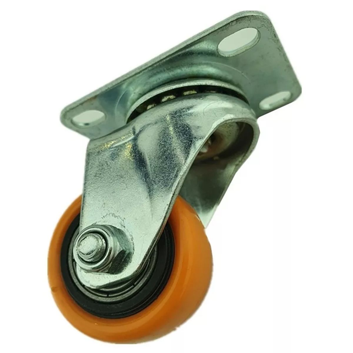 GENERICO - Rueda Naranja Giratoria 1.5 Pulgadas