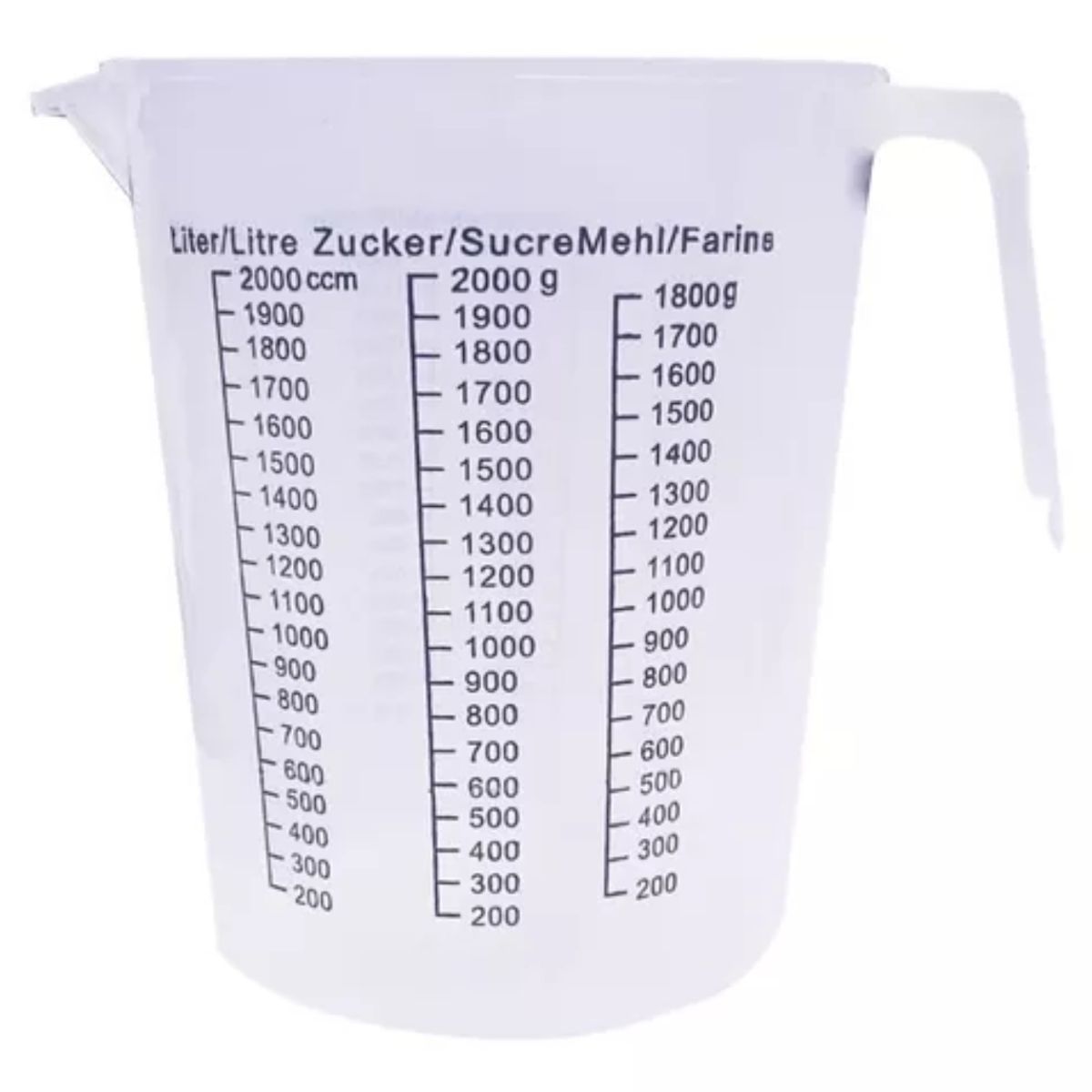 OEM - JARRA PLASTICA MEDIDORA DE 2 LITROS